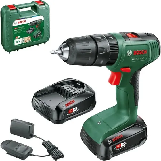 Bosch EasyImpact 18V 2x2,0Ah - batteridrevet slagboremaskine