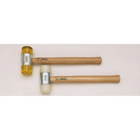 Athlet nylonhammer, askeskaft med udskiftelige hvide baner