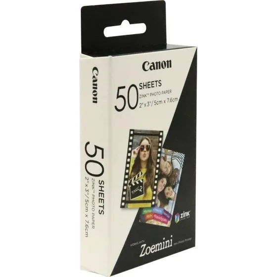 Canon ZINK fotopapir 5076 mm (50 ark) selvklbende