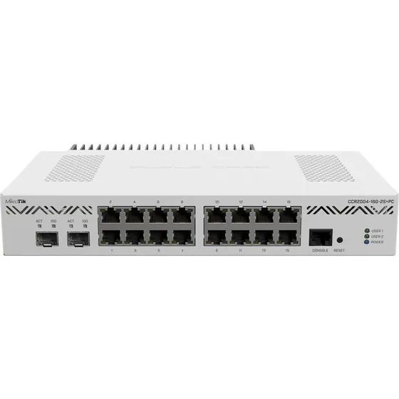 MikroTik CCR2004-16G-2S Cloud Router  16xGb, 2x10Gb