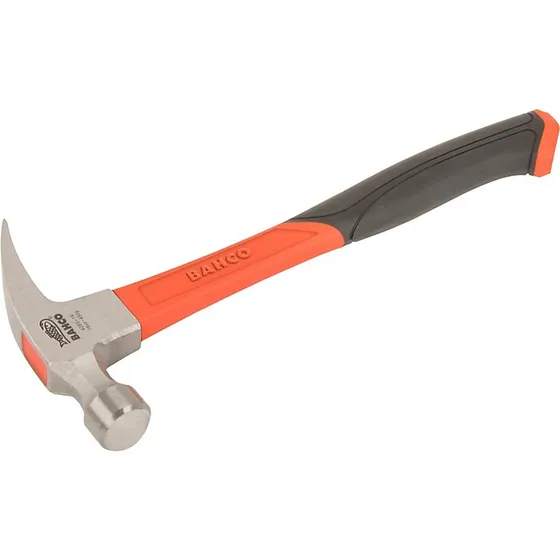 Bahco kløfthammer med glasfiberskaft, lys orange
