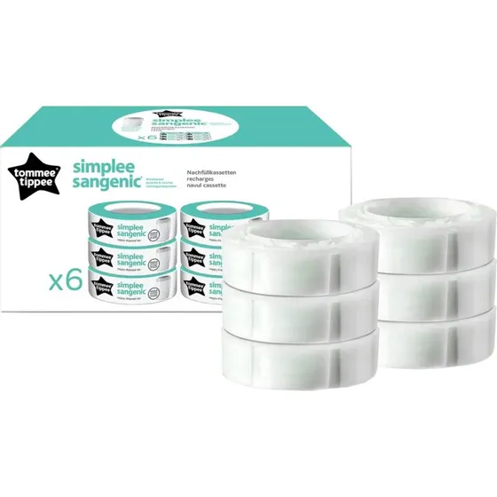 Simplee refill 6-pak til Sangenic/BabySams blespand