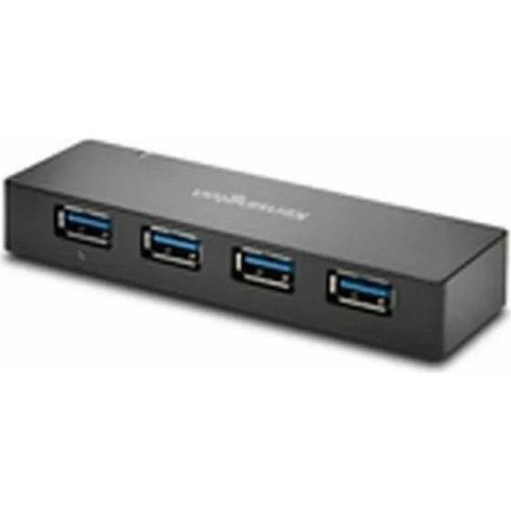 Kensington 4-port USB 3.2 Gen1 Hub med opladning (sort)