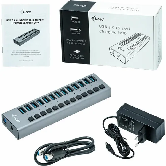 i-Tec USB 3.0 Charging HUB 13 porte 60W (gr)