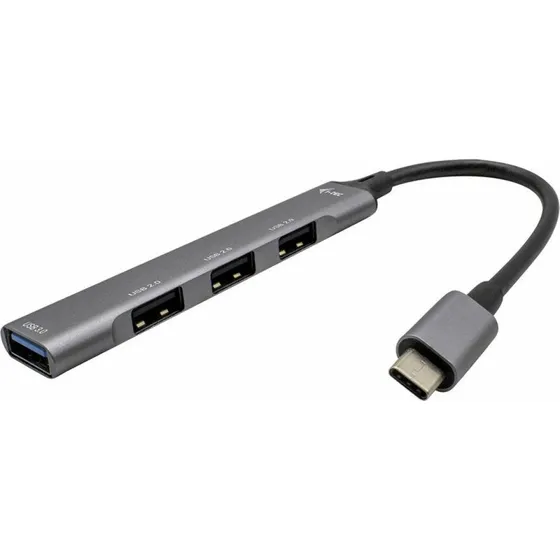 i-Tec USB Hub 4 porte (1x USB3.0 + 3x USB2.0) - Metal
