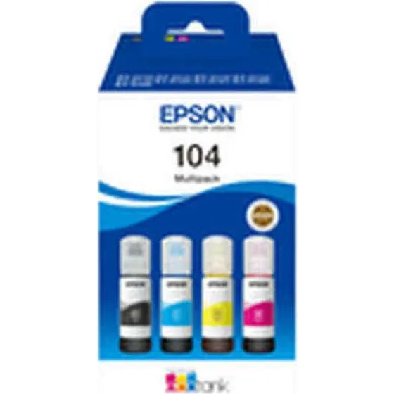 Epson EcoTank 104 blk multipak (BK/C/M/Y) C13T00P640