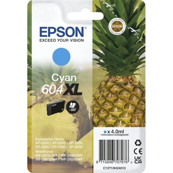 Epson 604XL Cyan original blkpatron - XL 4 ml
