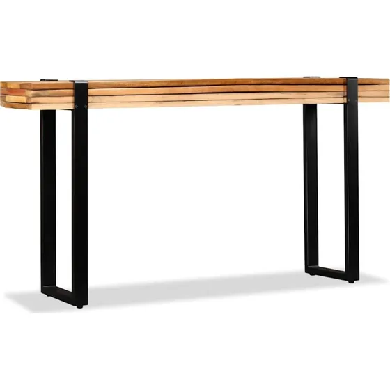 Konsolbord i massivt genanvendt træ – justerbart