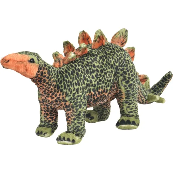 Stående tøjdyr Stegosaurus XXL - plysstof & stålstel