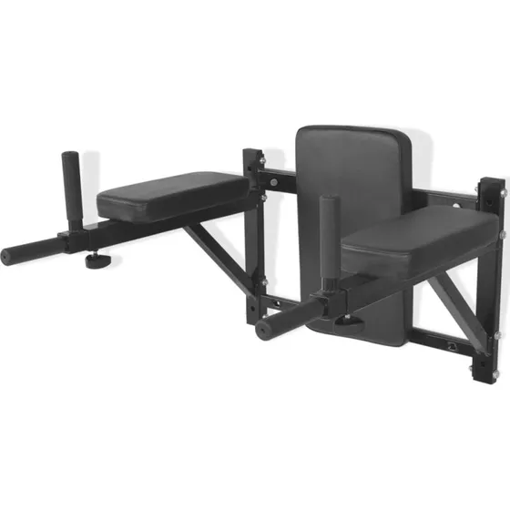 Vgmonteret dipstation til triceps og core