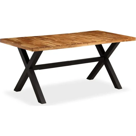 Spisebord i massivt akacie- & mangotr 180x90 cm