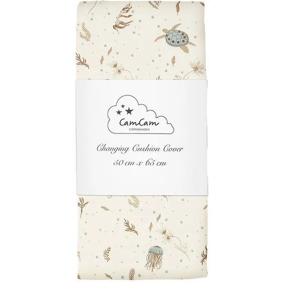 Cam Cam Copenhagen Puslepudebetræk Sea Garden 50x65 cm