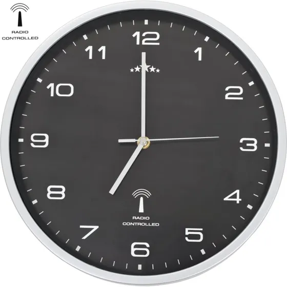 Radiostyret vgur 31 cm  kvarts, sort/slv