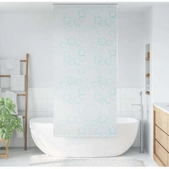 Rullegardin til badevrelse 120x240 cm  bobler (EVA)