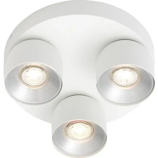 Nordlux Pitcher 3-rondel loftspot, hvid