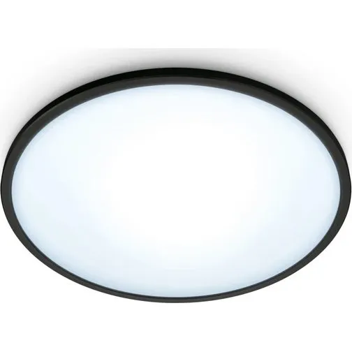 WiZ SuperSlim 14W Smart loftlampe - Sort (Tunable White)