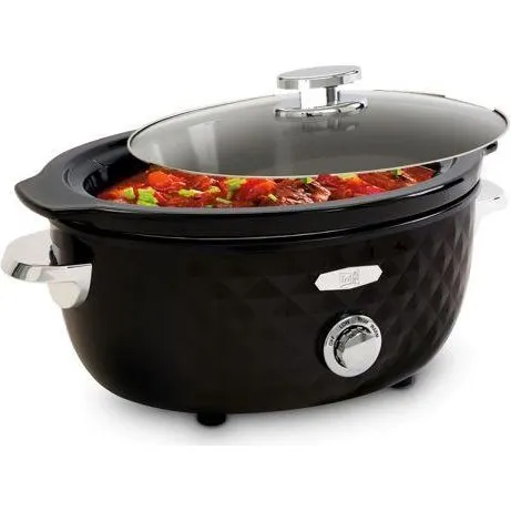 FRITEL Family SC2290 Slow Cooker 5,5 L – Sort/Krom