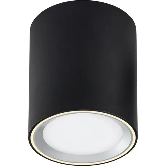 Nordlux Fallon Long Påbygningsspot - Sort/Stål, 3-step LED