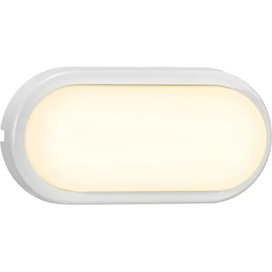 Nordlux Cuba Outdoor Energy Oval – Hvid LED væglampe
