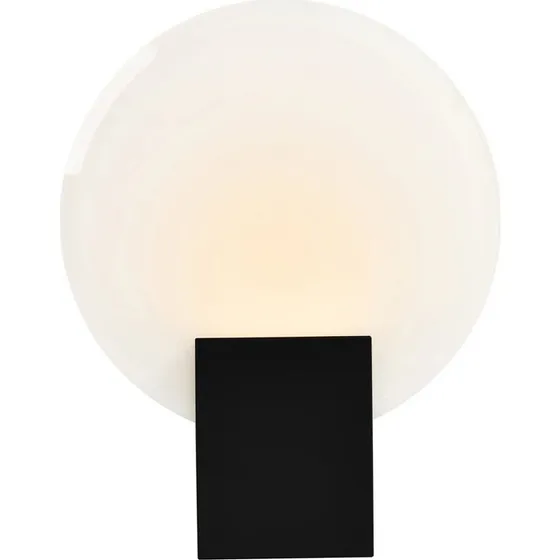 Nordlux Hester Vglampe Dimbar - Sort (IP44)