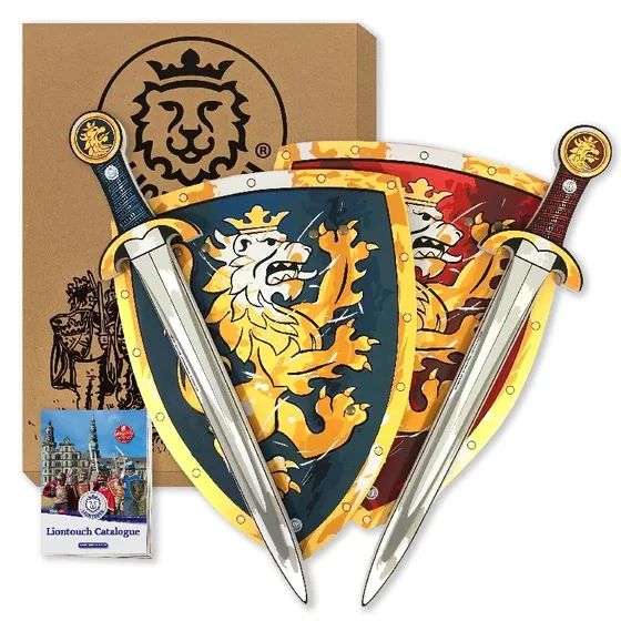 Liontouch Noble Knight Gavesæt - 2 skumsværd & 2 skjolde