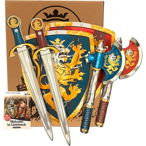 Liontouch Ædel Ridder Riddersæt for 2 (Rød/Blå)