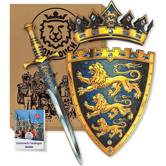 Liontouch Triple Lion sæt – sværd, skjold og krone