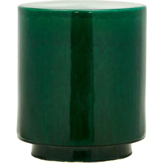 House Doctor Thea keramik sidebord Ø34 cm - Grøn