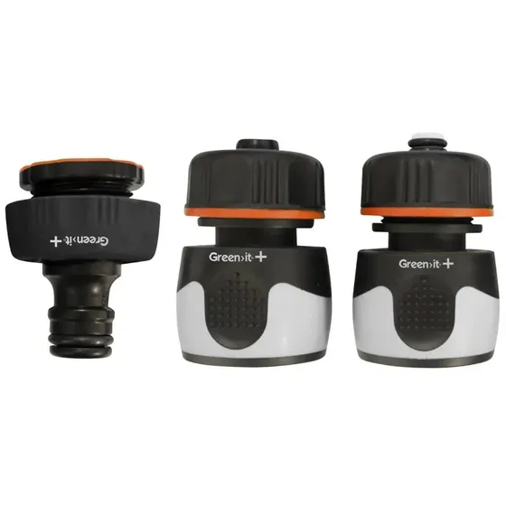 Green-it Plus Slangekoblingsst, 3 dele (1/2")
