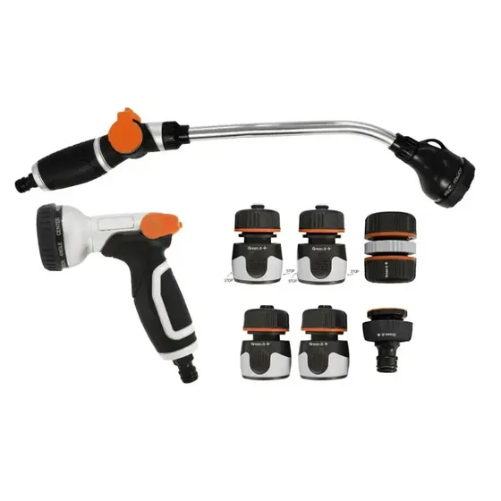 Green-it PLUS Vandingssæt 8 dele (bruser+pistol)