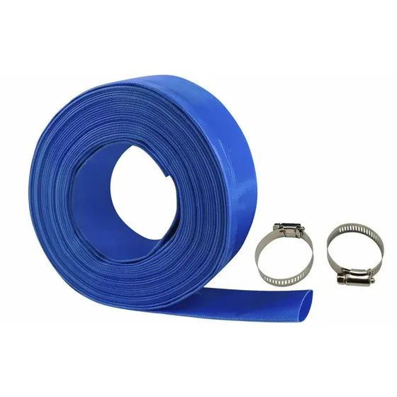 Flad slange til vandpumper 32 mm  20 m