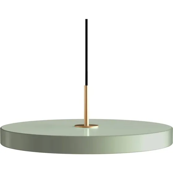 UMAGE Asteria Medium LED-pendel Olive/messing 43 cm