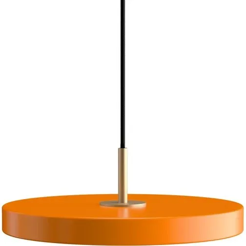 Umage Asteria Mini pendel LED Ø31 cm - orange/messing