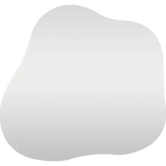 Palermo Spejl 50x55 cm – organisk form, aluminiumramme