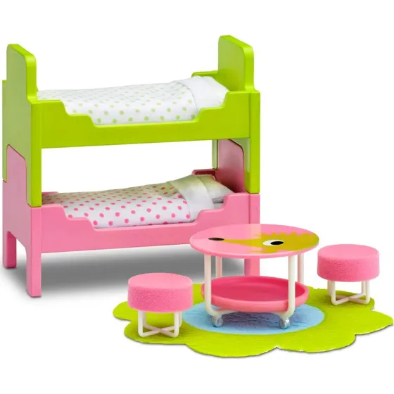 Lundby Dukkeværelse: Børneværelsessæt med køjeseng