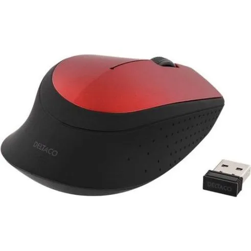 Deltaco Trdls Optisk Mus 2,4 GHz  3 knapper, 1200 DPI