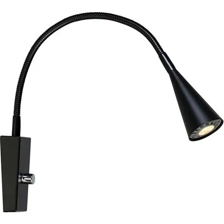 Belid Ledro Væglampe Mat Sort – Dæmpbar LED