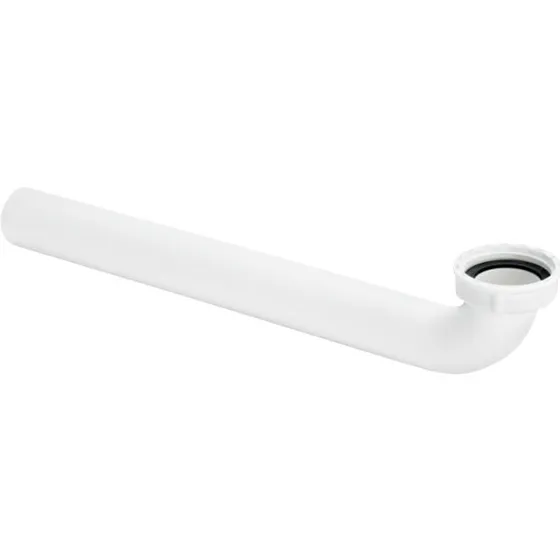 Universal Hvid 90° afløbsbøjning 1 1/4" x 32 mm, 300 mm