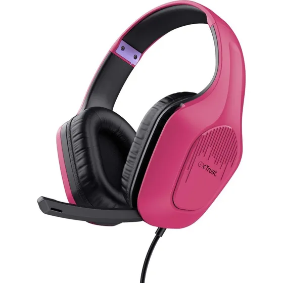 Trust GXT 415P Zirox Gaming Headset  Pink, 3,5 mm