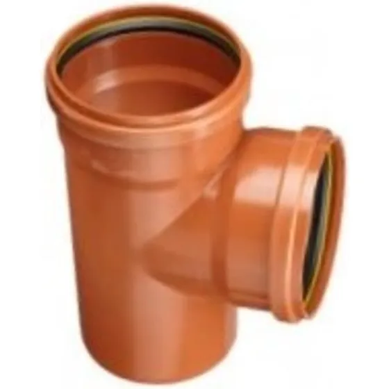 PP kloakgrenrør 88° 110x110 mm SN8 (oliebestandig)