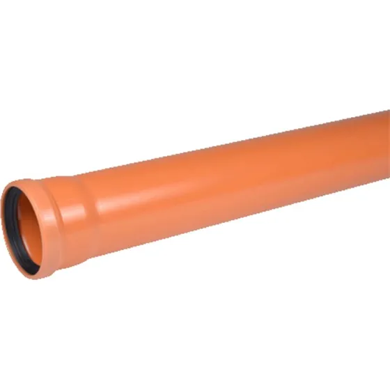 Wavin PVC kloakrør 110x1000 mm SN4 EN13476