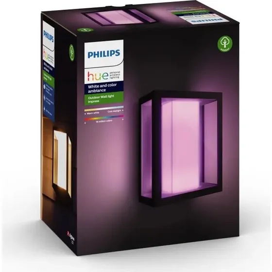 Philips Hue Impress Stor Udendrs Vglampe  White & Color