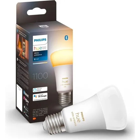 Philips Hue White Ambiance E27 A60  1100 lm (1-pak)