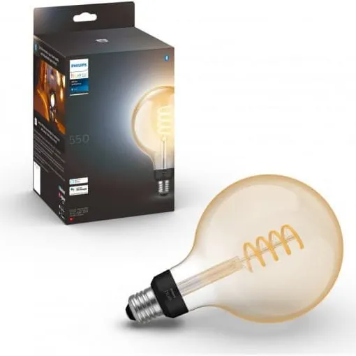 Philips Hue White Ambiance Filament Globe G125 E27