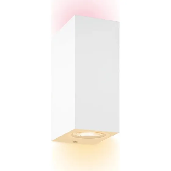 WiZ Up & Down RGB Vglampe 2x5W - Hvid