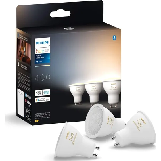 Philips Hue White Ambiance GU10 3-pak (Bluetooth)