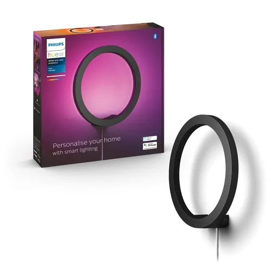 Philips Hue Sana Vglampe Sort 20W  White & Color Ambiance