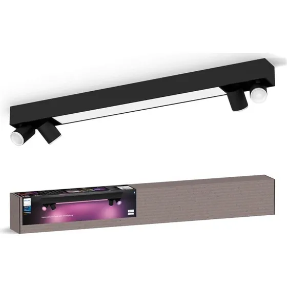 Philips Hue Centris 4-spot sort  White & Color Ambience