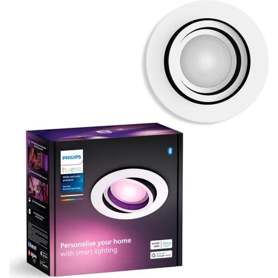 Philips Hue Centura indbygningsspot rund hvid - White & Color