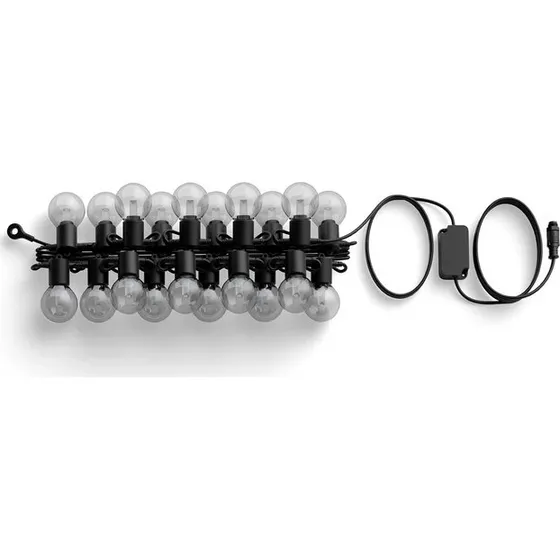 Philips Hue Festavia Globe udendørs lyskæde 14 m, 20 pærer